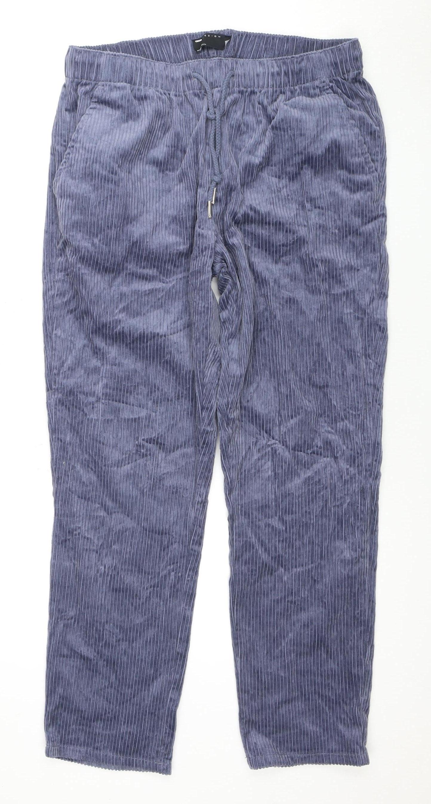 ASOS Men's Blue Corduroy Joggers - Size M