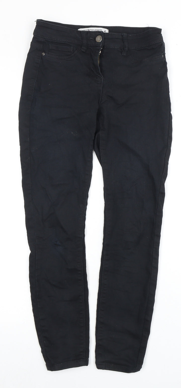 Next Women's Black Slim Jegging Jeans Size 6