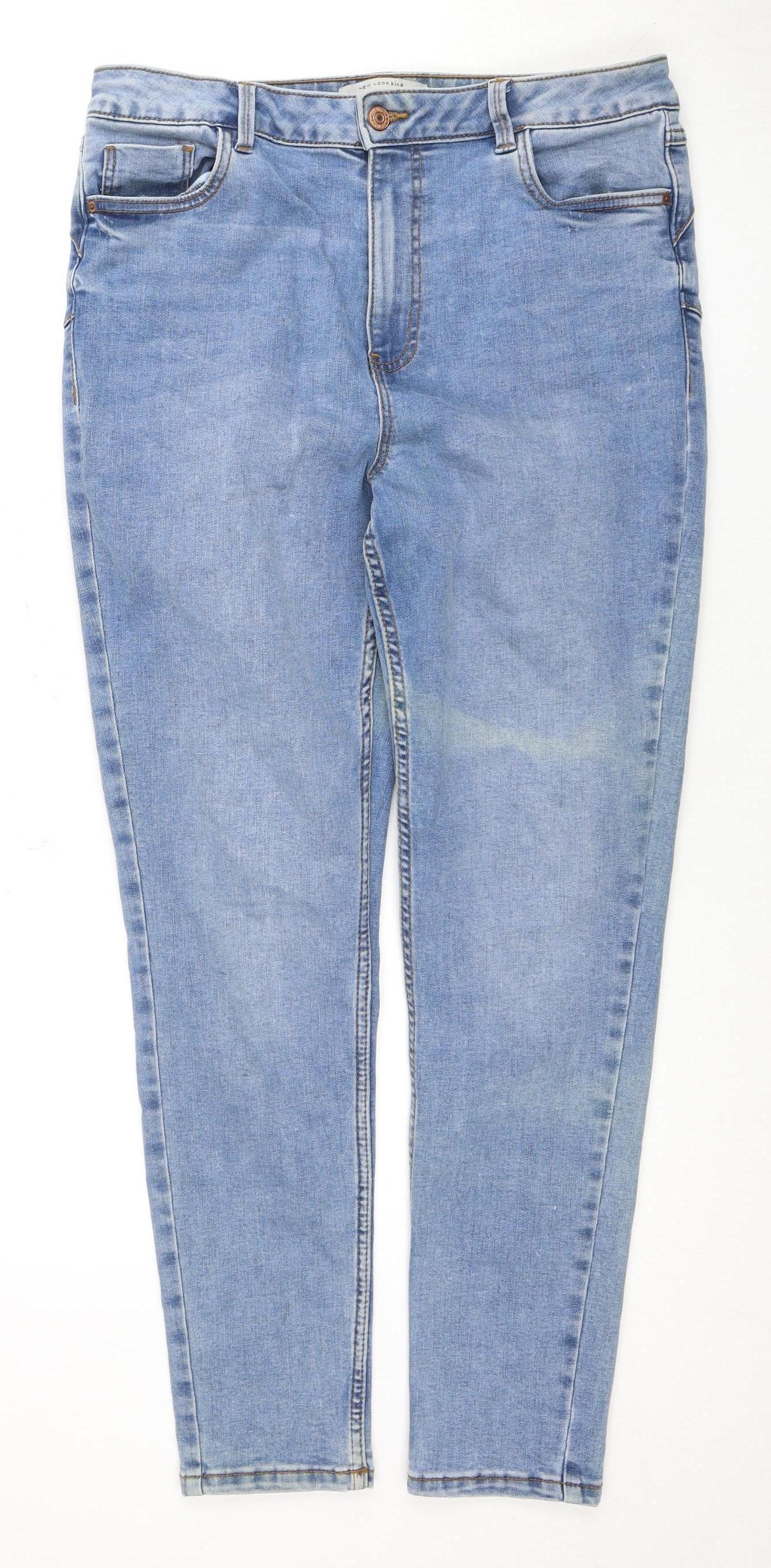 New Look Women's Blue Denim Jeans Size 14