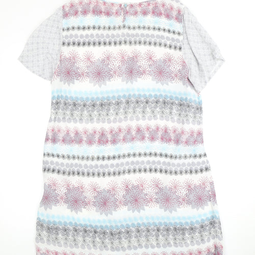 White Stuff Women's Multicoloured Floral Dress Size 14
