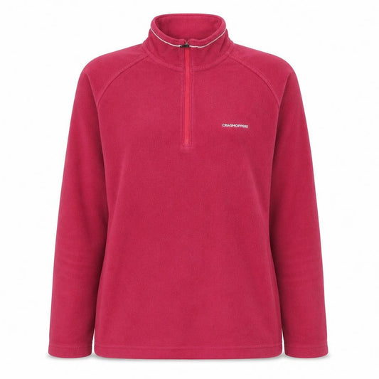 Front view of Craghoppers Red Fleece Women's Sweatshirt UK12