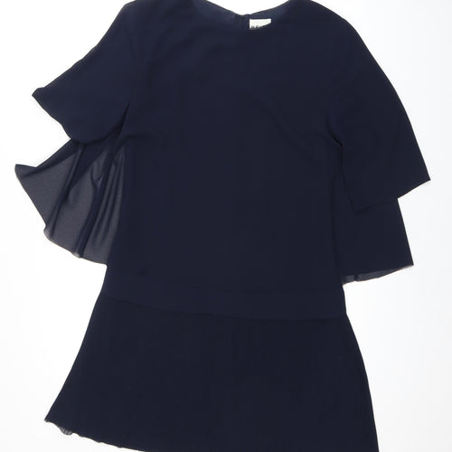 Reiss Women's Navy Blue Dress Size 6 Half Sleeve Elegant