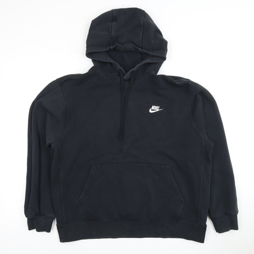 Nike Unisex Black Pullover Hoodie L