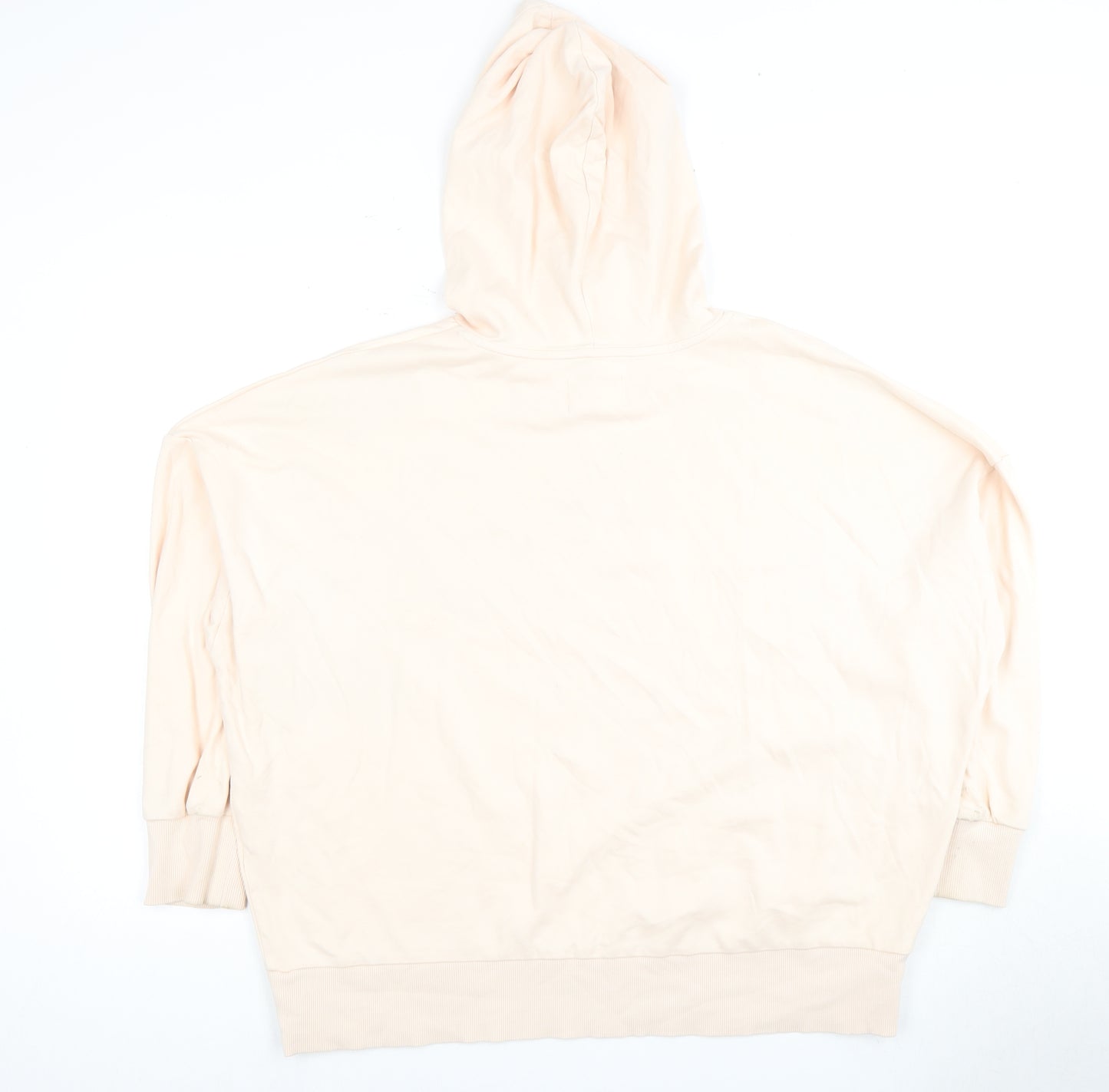 Night Owl Women's Beige Floral Pullover Hoodie L