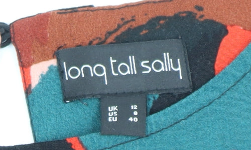 Long Tall Sally Multicoloured Women's Abstract Blouse