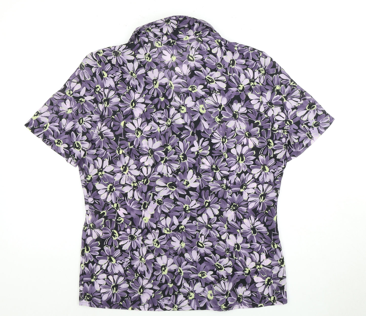 Alexon Women's Purple Floral Blouse Size 10