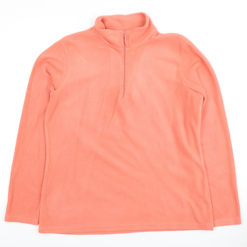 Mountain Warehouse Women's Pink Large Fleece Pullover