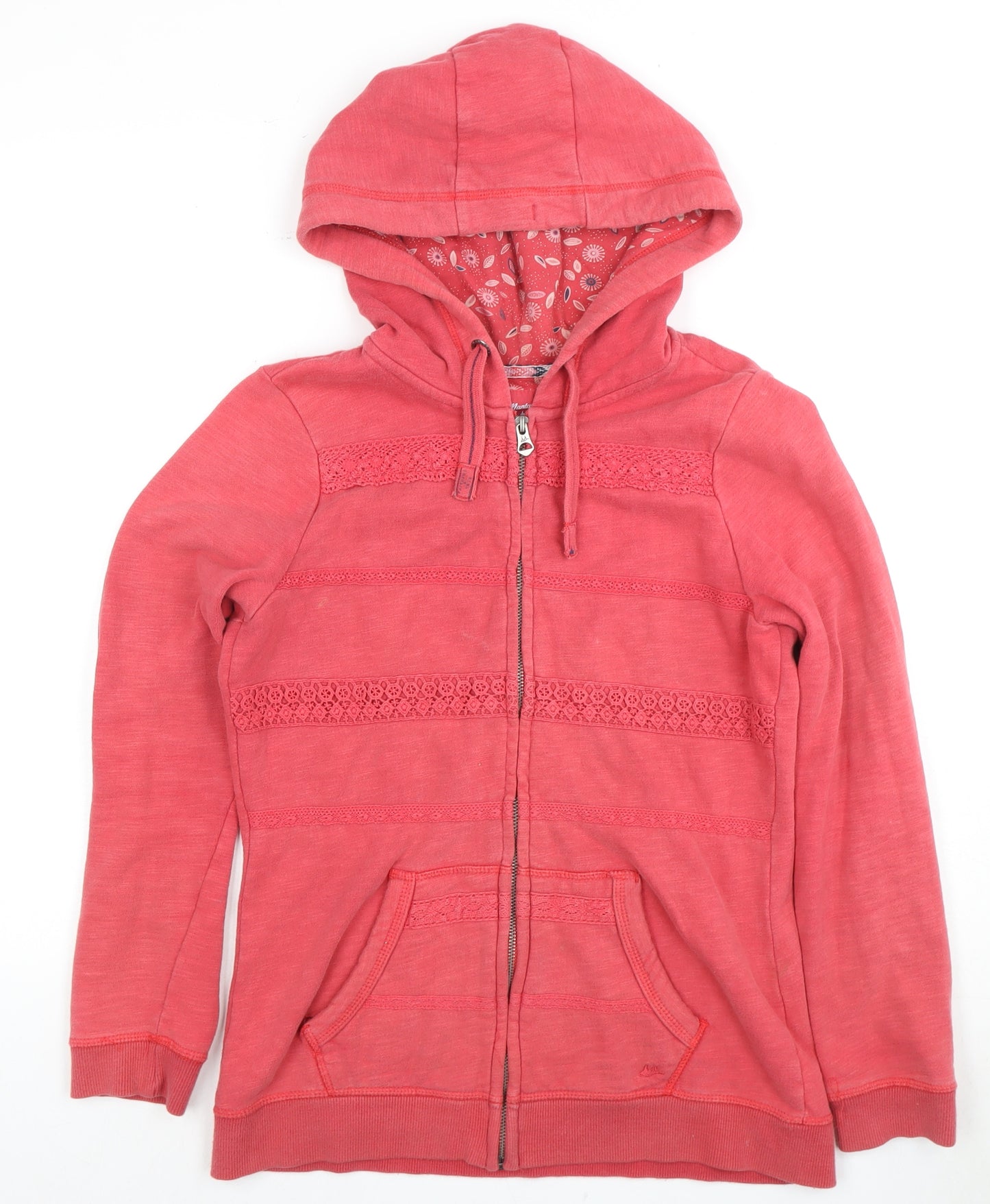 Mantaray Women's Red Full Zip Hoodie Size 10