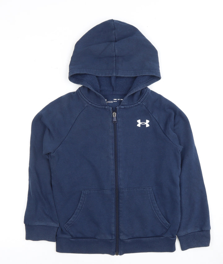 Under Armour Boys Blue Full Zip Hoodie XS