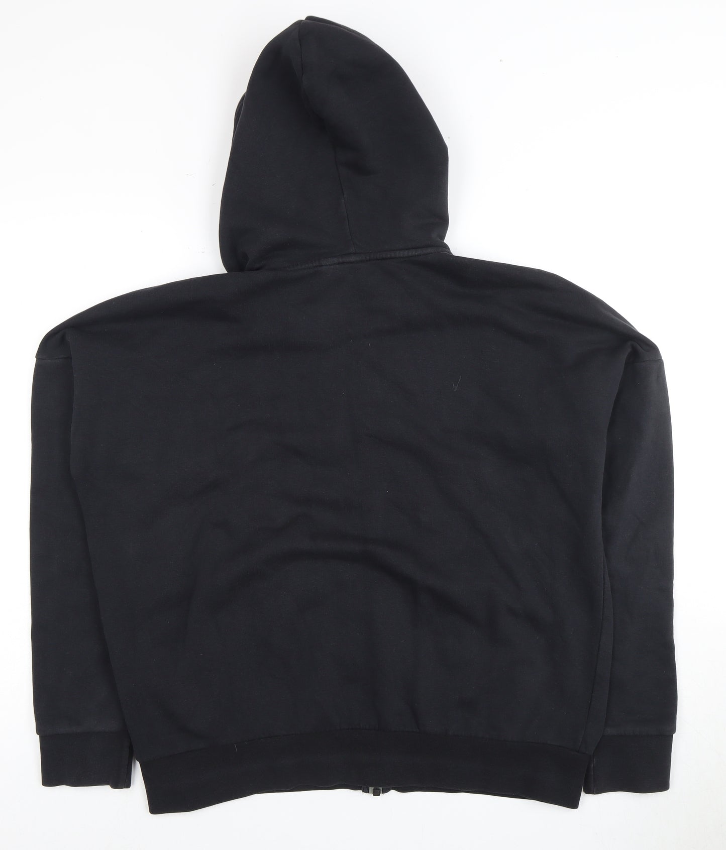 Adidas Unisex Black L Hoodie Full Zip Sportswear