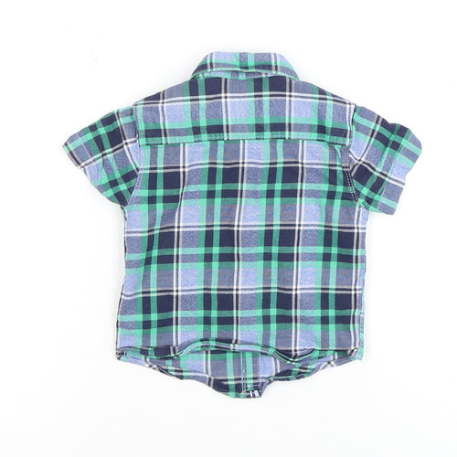 Junior J Boys Multicoloured Plaid Button-Up Shirt 12-18 Months