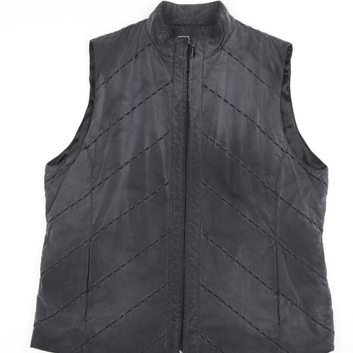 Windsmoor Women's Black Quilted Waistcoat Size 12