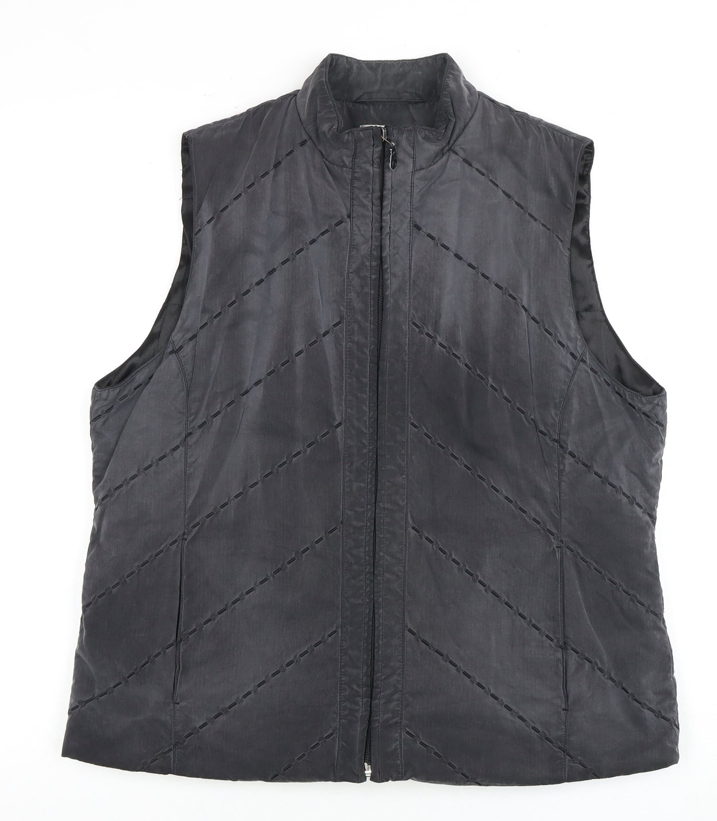 Windsmoor Women's Black Quilted Waistcoat Size 12