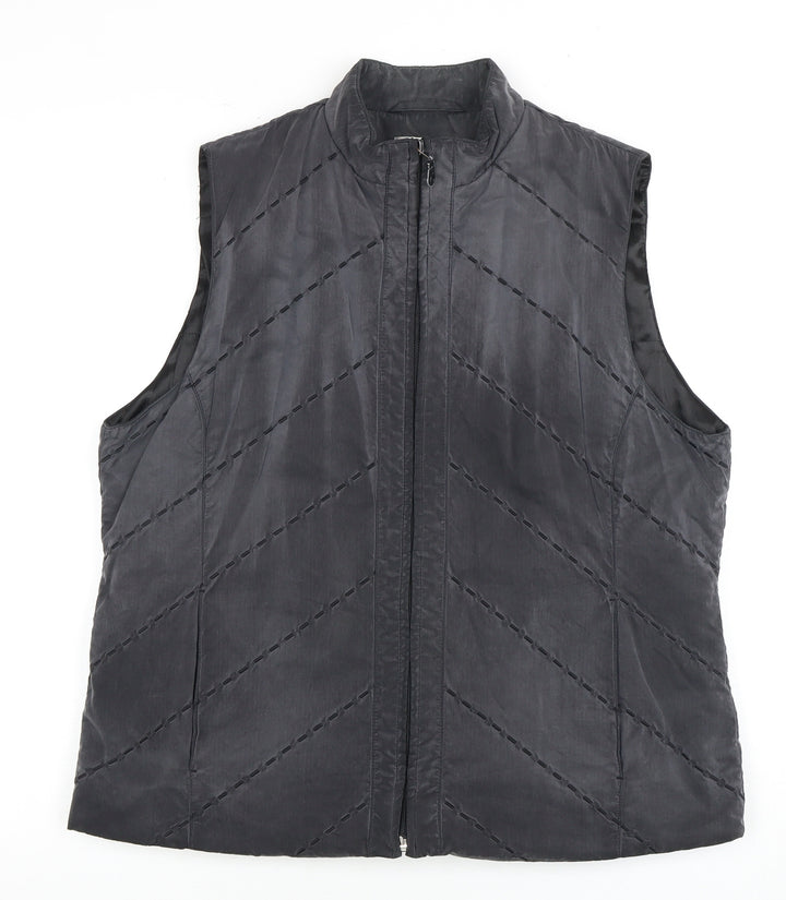 Windsmoor Women's Black Quilted Waistcoat Size 12