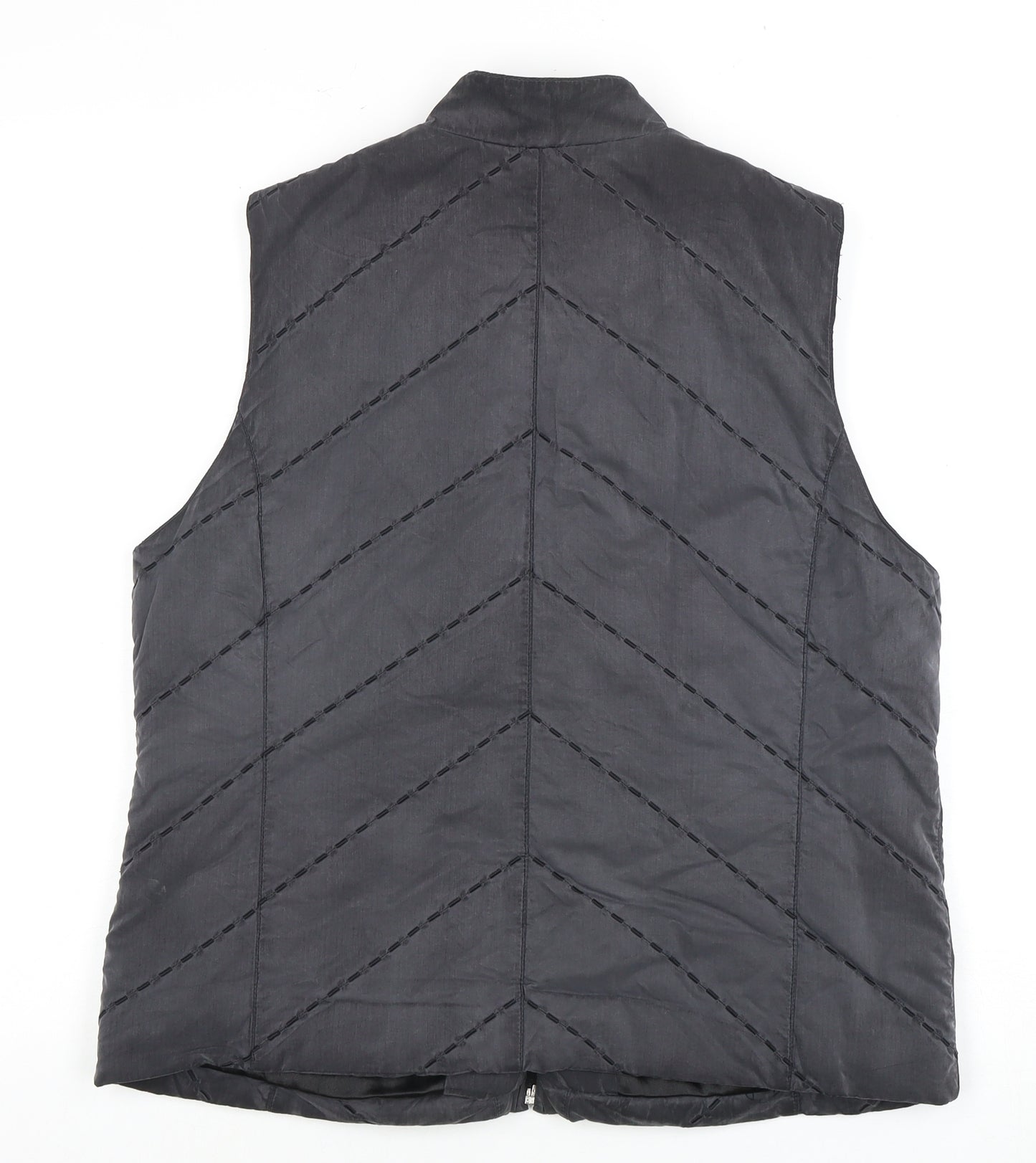 Windsmoor Women's Black Quilted Waistcoat Size 12