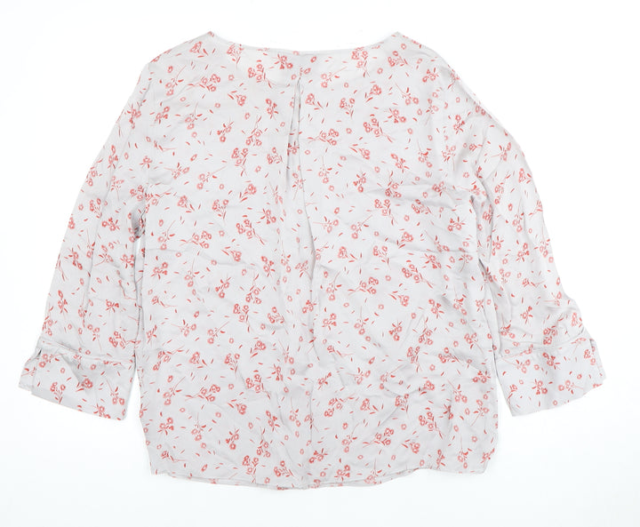 Jigsaw Women's Floral Blouse - UK 12, Spring Style