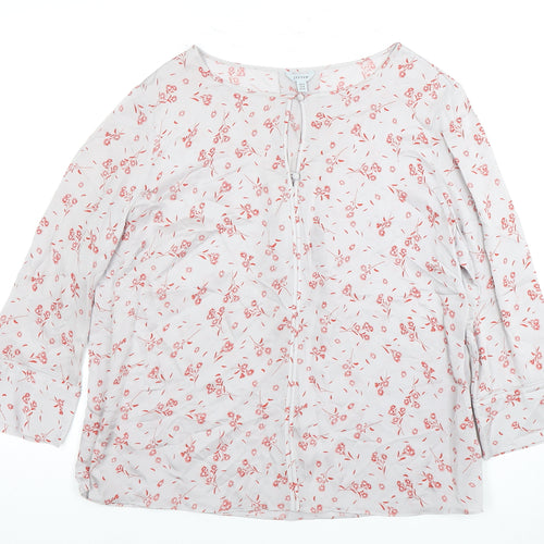 Jigsaw Women's Floral Blouse - UK 12, Spring Style