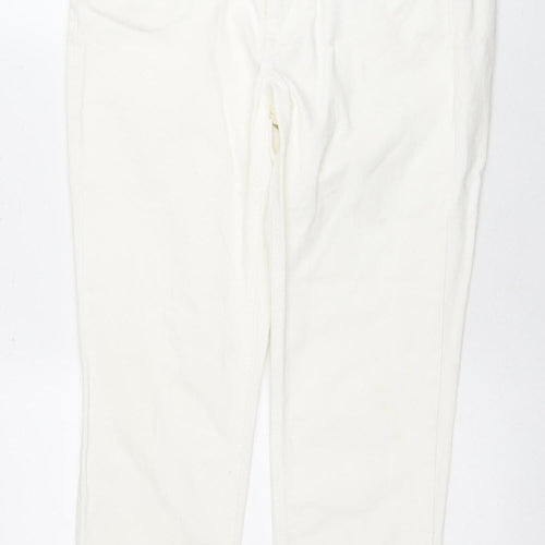 J.Crew Women's White Cropped Jeans UK 4