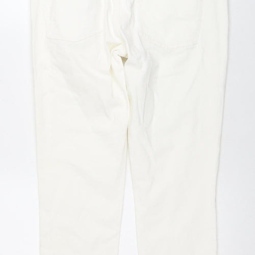 J.Crew Women's White Cropped Jeans UK 4