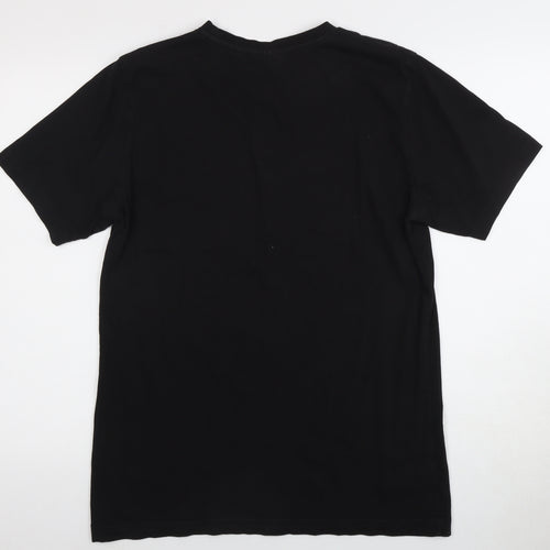 Nicce Men's Black Graphic Print T-Shirt M