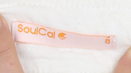 SoulCal Women's White Casual Shorts Size 10