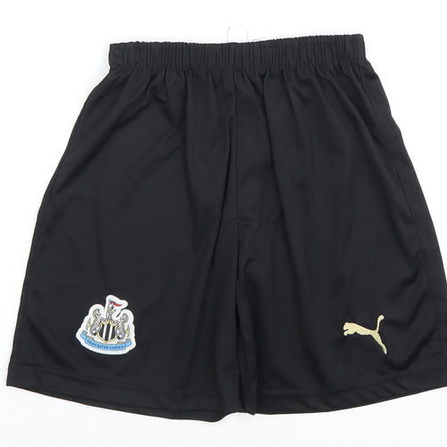 Puma Boys Black Athletic Shorts 176 Black