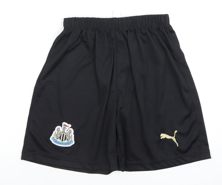 Puma Boys Black Athletic Shorts 176 Black