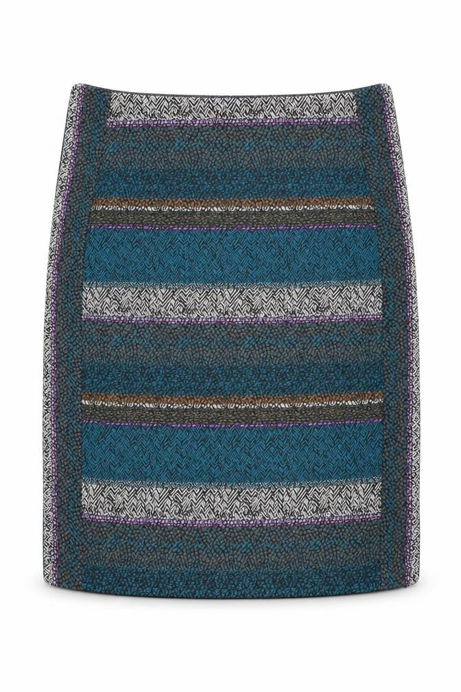Front view of White Stuff Women's Multicoloured Pencil Skirt, size 12