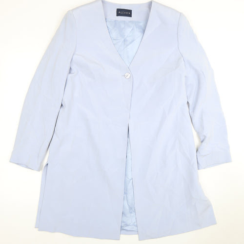 Alexon Women's Blue Silk Blazer UK 14
