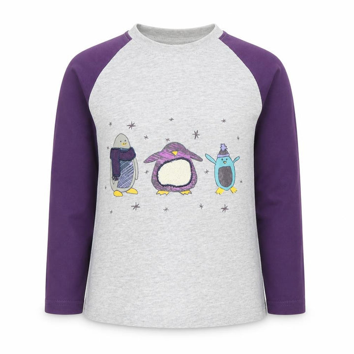 Mountain Warehouse Girls Grey T-Shirt 5-6 Years Long Sleeve