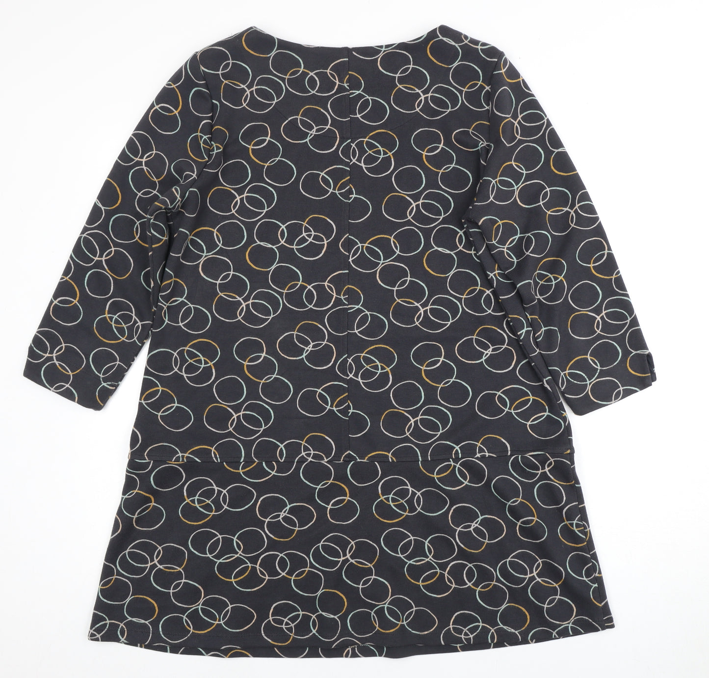 White Stuff Women's Multicoloured Shift Dress Size 14