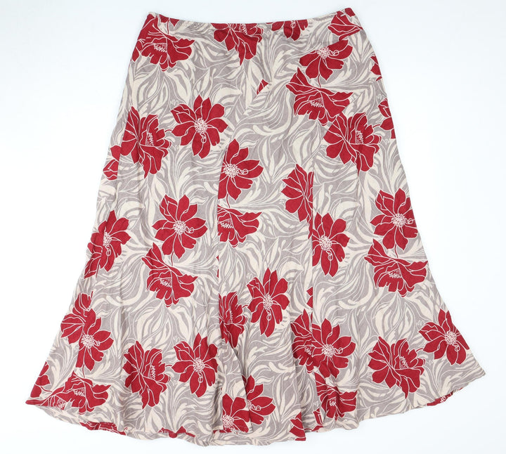 Windsmoor Women's Multicoloured A-Line Midi Skirt