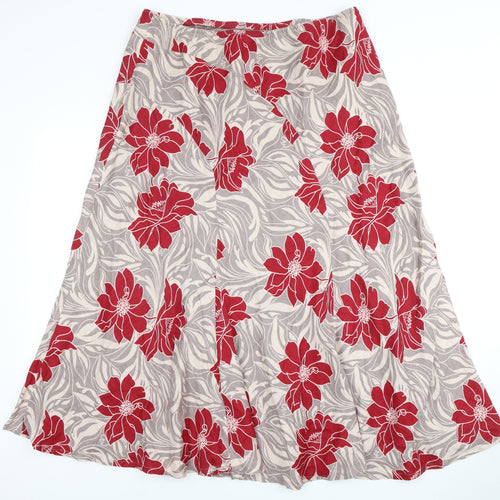 Windsmoor Women's Multicoloured A-Line Midi Skirt