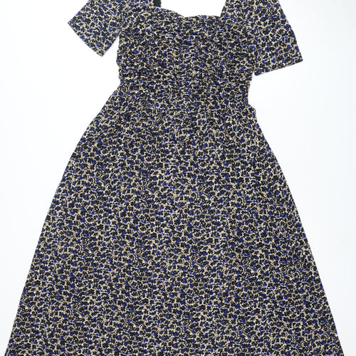 Jigsaw Women's Multicoloured Floral Dress Size S