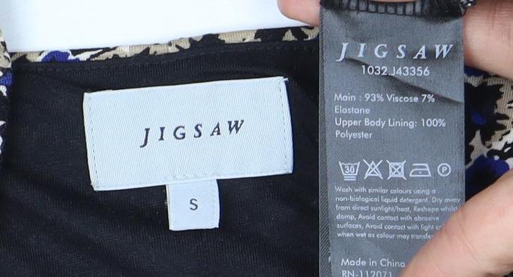 Jigsaw Women's Multicoloured Floral Dress Size S