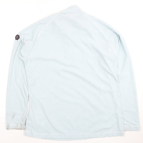 Regatta Women's Blue 1/4 Zip Sweatshirt Size UK 14