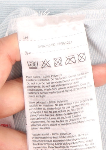 Regatta Women's Blue 1/4 Zip Sweatshirt Size UK 14