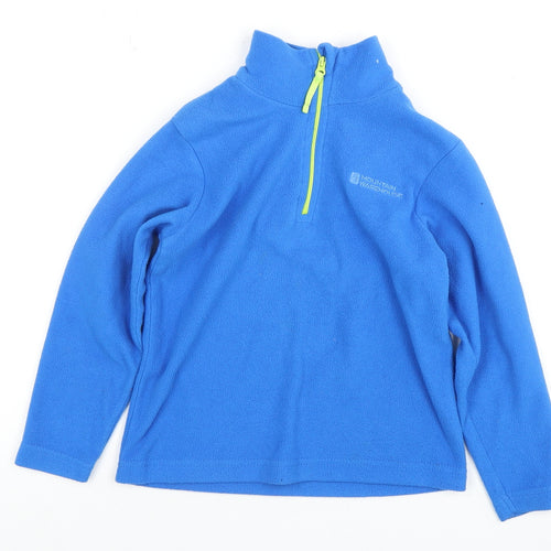 Mountain Warehouse Boys Blue Fleece Zip Hoodie 5-6Y