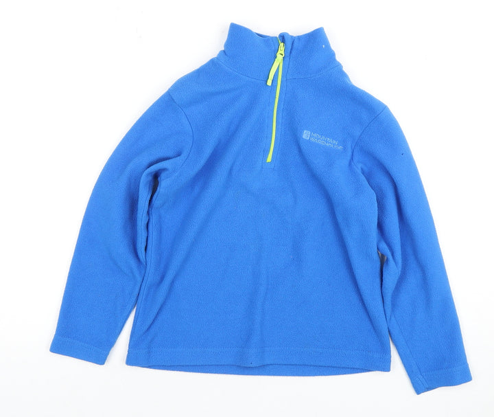 Mountain Warehouse Boys Blue Fleece Zip Hoodie 5-6Y