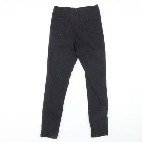 PrettyLittleThing Women's Black Skinny Jeans Size 8