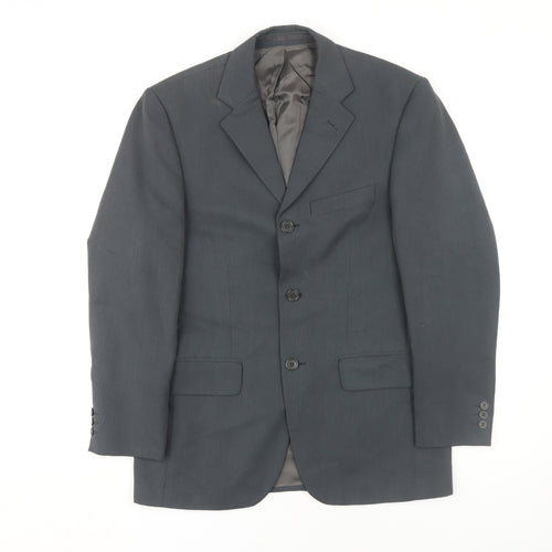Burton Men's Grey Blazer, 36 Short, Formal