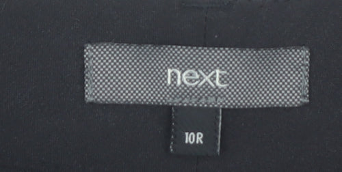 Next Women's Black Straight Trousers Size 10