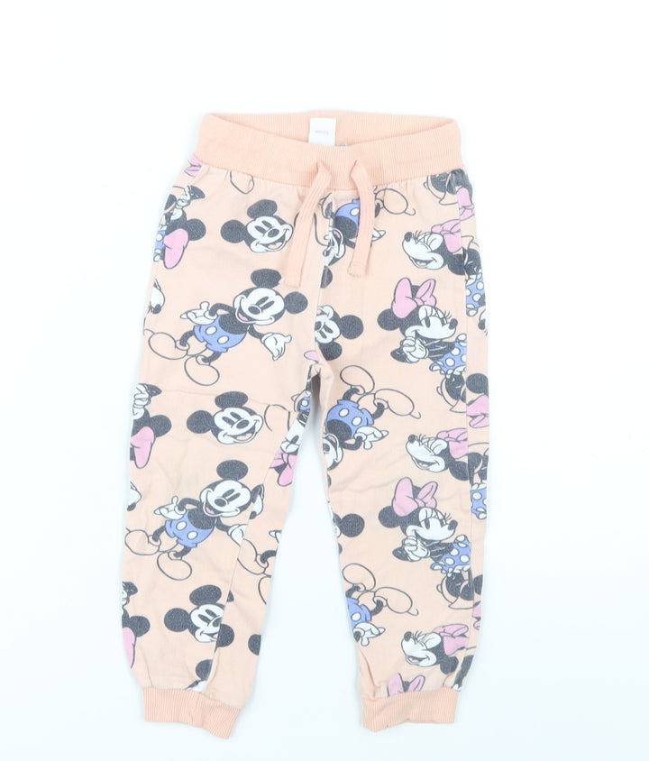 Disney Baby Girls Multicoloured Jogger Trousers 24-36 Months