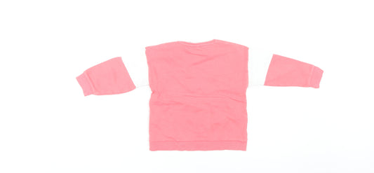 Back view of Disney unisex baby & toddler pink t-shirt 18-24 months