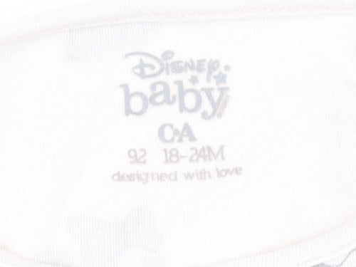 Disney Baby Minnie Mouse Pyjama Set, Unisex, 18-24 Months, White