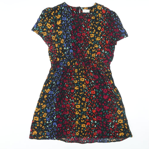 Apricot Women's Multicoloured Floral Dress, Size 16