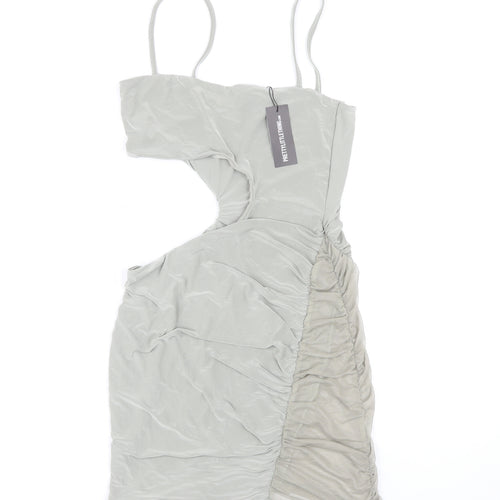 PrettyLittleThing Women’s Green Bodycon Dress Size 8