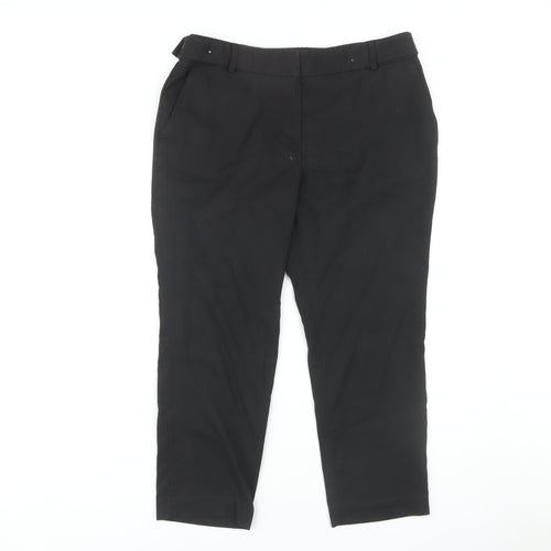 Next Women's Black Trousers Size 12 - Smart Casual