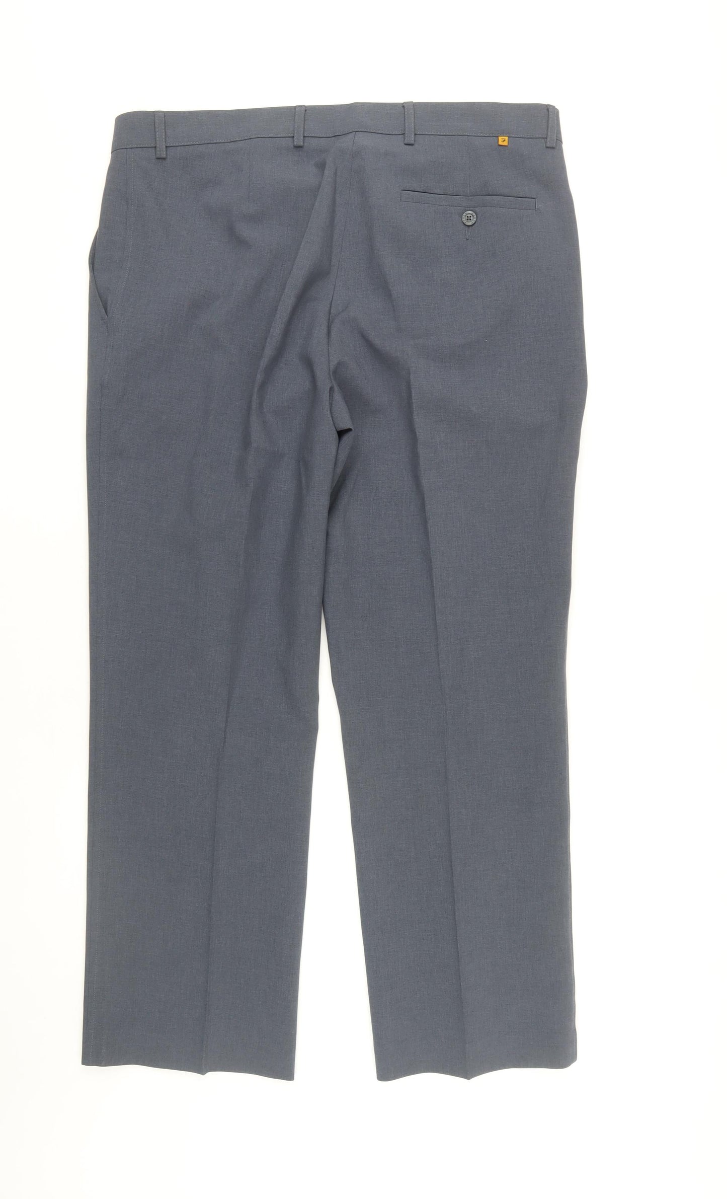 Farah Men's Blue Classic Trousers Size 38