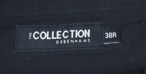 Debenhams Men's Black Straight Trousers 38